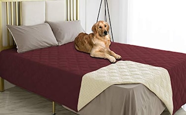 Ameritex Waterproof Dog Bed Cover Pet Blanket with AntiSlip Back for Furniture Bed Couch Sofa
