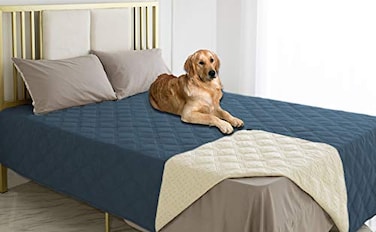 Ameritex Waterproof Dog Bed Cover Pet Blanket with AntiSlip Back for Furniture Bed Couch Sofa