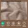 Tuffeel Waterproof Blanket for Bed Leak Proof Dog Couch Blankets Reversible Pet Throw Sofa Furniture Protector Machine Washable82 x120BeigeKhaki