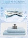 BECEMURU Dog Cooling Mat QMAX046 Thickened Breathable Cold Pad for Summer Active Dog 36x23 Portable Washable Kennel Crate Pet Bed Rapid Cooling Durable NonGel Blue