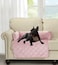 Brilliant Sunshine Premium Calming Dog Bed Mat Silky Velvet Removable Washable Cover Cushion Protector and Couch Covers for Dogs Pets Cats Medium Silver Pink
