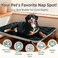 furrybaby Dog Crate Pad for Dog Cages Flat Crate Mat Kennel Pad with AntiSlip Bottom Machine Washable for Pet Bed Sleeping S 24x18 Grey Mat