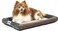 PetFusion LavenderInfused Dog Bed wCooling Solid CertiPURUS Memory Foam Crate Mat Calming Soothing AllSeason Temperature Control Cooling Mat