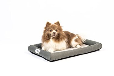 PetFusion LavenderInfused Dog Bed wCooling Solid CertiPURUS Memory Foam Crate Mat Calming Soothing AllSeason Temperature Control Cooling Mat