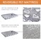 VANKEAN Dog Crate Mat Reversible Cool Warm Stylish Bed Waterproof Machine Washable Supports Small to XXL Dogs Grey