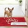 Dog Gone Smart Dirty Dog Doormat Fast Drying Rug with Super Gripper Backing for Clean Floors Super Absorbent and Machine Washable Mat for Muddy Paws Maroon