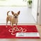 Dog Gone Smart Dirty Dog Doormat Fast Drying Rug with Super Gripper Backing for Clean Floors Super Absorbent and Machine Washable Mat for Muddy Paws Maroon