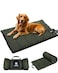 ONETIGRIS Large Dog Bed Washable Matteress Anti Slip Cushion for Pets Sleeping 36ft by 22ft WaterResistant Pet Bed for Indoor OutdoorGreen