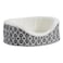 MidWest Homes for Pets Orthoperdic EggCrate Nesting Pet Bed w Teflon Fabric Protector Small Gray