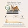 Bedsure ComfyFleece Dog Bed Medium Size Dog Orthopedic Pet Beds with Removable Washable Cover NOT Waterproof Egg Crate Foam Puppy Mat Suitable for Pet Up to 35 lbs 29x18x28 NOT for Chewers