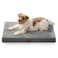 Bedsure ComfyFleece Dog Bed Medium Size Dog Orthopedic Pet Beds with Removable Washable Cover NOT Waterproof Egg Crate Foam Puppy Mat Suitable for Pet Up to 35 lbs 29x18x28 NOT for Chewers