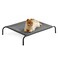 Bedsure Outdoor Elevated Dog Bed Large Sized Dog Portable Indoor Outdoor Cooling Raised Cot Pet Hammock Bed with SkidResistant Feet Frame with Breathable Mesh Grey 34 inches