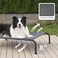 Bedsure Outdoor Elevated Dog Bed Large Sized Dog Portable Indoor Outdoor Cooling Raised Cot Pet Hammock Bed with SkidResistant Feet Frame with Breathable Mesh Grey 34 inches