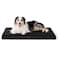 Bedsure XL Dog Bed for Crate Large Comfy Flat Pet Beds with Removable Washable Cover Orthopedic Egg Crate Foam Crate Mat Suitable for Pet Up to 90 lbs