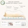 Bedsure XL Dog Bed for Crate Large Comfy Flat Pet Beds with Removable Washable Cover Orthopedic Egg Crate Foam Crate Mat Suitable for Pet Up to 90 lbs