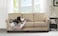 Brilliant Sunshine Quilted Calming Dog Bed Mat Removable Washable Cover Cushion Protector and Couch Covers for Dogs Pets Cats Medium Latte Grey Paris and Toile Floral Patchwork