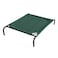 Coolaroo Original Elevated Dog Bed Breathable OffTheGround Pet Bed with Cooling Fabric Joint Relief MoistureResistant Fabric 100 Recyclable Easy Clean Brunswick Green Extra Large