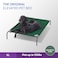 Coolaroo Original Elevated Dog Bed Breathable OffTheGround Pet Bed with Cooling Fabric Joint Relief MoistureResistant Fabric 100 Recyclable Easy Clean Brunswick Green Extra Large