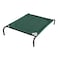 Coolaroo Original Elevated Dog Bed Breathable OffTheGround Pet Bed with Cooling Fabric Joint Relief MoistureResistant Fabric 100 Recyclable Easy Clean Brunswick Green Extra Large