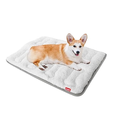 Moonsea Dog Bed Crate Mat30 X 19 Soft Plush Dog Bed Pad Machine Washable Crate Pad Sleeping Mat with Anti Slip Bottom