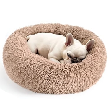 Hoewina Dog Beds Large Sized Dog and Cats 32in Pet Beds for Large Pet Washable Indestructible Extra Large Camel