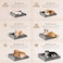 EHEYCIGA Extra Large Dog Bed Othorpedic Memory Foam XL Dog Bed with Washable Removable Cover Waterproof Pet Sofa Couch XLarge Size Dogs with Nonskid Bottom 44x32x65 Dark Grey