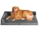 EHEYCIGA Extra Large Dog Bed Othorpedic Memory Foam XL Dog Bed with Washable Removable Cover Waterproof Pet Sofa Couch XLarge Size Dogs with Nonskid Bottom 44x32x65 Dark Grey