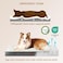 EHEYCIGA Orthopedic XXL Dog Beds for Jumbo Dogs with Removable Washable Cover for Crate Beige 47x29