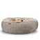 HACHIKITTY Dog Bed Orthopedic Round XLarge Taupe 30x24x16in for Medium Large Dogs Cats Cooling Warming Polyester Hypoallergenic