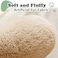 JOLLYVOGUE Dog Cat Bed Calming AntiAnxiety Pet Bed for Small Dogs Fluffy Donut Cushion for Small and Medium Pets 20