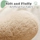 JOLLYVOGUE Dog Cat Bed Calming AntiAnxiety Pet Bed for Small Dogs Fluffy Donut Cushion for Small and Medium Pets 20