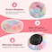 JOLLYVOGUE Dog Cat Bed Calming AntiAnxiety Pet Bed for Small Dogs Fluffy Donut Cushion for Small and Medium Pets 20