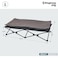 KingCamp Elevated Dog Bed Portable Folding Dog Cot for Outdoor Travel with Washable Mesh Supports Small to Large Pets Up to 110lbs Includes Carry Bag Black
