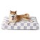 LE SURE Dog Beds Large SizedThick Shredded Chopped Foam Pet Bed as Gift for Indoor with Removable Cover Cute Modern Fuzzy Plush Anti Slip Bottom Purple