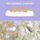 LE SURE Dog Beds Large SizedThick Shredded Chopped Foam Pet Bed as Gift for Indoor with Removable Cover Cute Modern Fuzzy Plush Anti Slip Bottom Purple