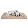 PETMAKER Memory Foam Dog Bed 2Layer Orthopedic Pet Pad with Machine Washable Cover 37x24 Pet Bed for Large Dogs by Tan