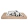 PETMAKER Memory Foam Dog Bed 2Layer Orthopedic Pet Pad with Machine Washable Cover 37x24 Pet Bed for Large Dogs by Tan