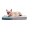 WATANIYA PET Memory Foam Large Dog Bed Orthopedic Dog Beds for Large Dogs Washable Cooling Pet Mat for Crate with Joint Relief Memory Foam Light Grey