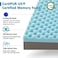 WATANIYA PET Memory Foam Large Dog Bed Orthopedic Dog Beds for Large Dogs Washable Cooling Pet Mat for Crate with Joint Relief Memory Foam Light Grey