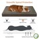 WNPETHOME Orthopedic XL Dog Beds Large Sized Dog Waterproof Extra Large Dogs Bed with Removable Washable Cover MultiNeedle Quilting Dogs Crate Bed
