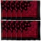 The Peacock Crew 10 Pack Black Red Bandanas in Premium Soft Cotton for Men and Women