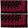 The Peacock Crew 10 Pack Black Red Bandanas in Premium Soft Cotton for Men and Women