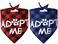 JPB 2 Pack Adopt Me Dog Bandana