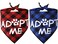 JPB 2 Pack Adopt Me Dog Bandana