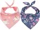 Pawskido 2 Pack Easter Dog Bandana Triangle Bib Pet Scarf Accessories for Spring