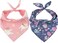 Pawskido 2 Pack Easter Dog Bandana Triangle Bib Pet Scarf Accessories for Spring