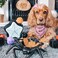 BoomBone 2 Pack Halloween Dog BandanaTriangle Bibs Pet Scarf for Dogs Large