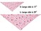 BoomBone 2 Pack Halloween Dog BandanaTriangle Bibs Pet Scarf for Dogs Large