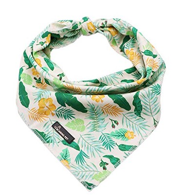 Aring pet ARING PET Summer Dog Bandanas Autumn Leaf Floral Kerchief Triangle Bibs Scarf for Puppy Small Medium Large Boy Girl Dogs CatsS