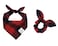E-Clover EClover Red Plaid Dog Kerchief Bandana Triangle Scarf Bibs for Small Dog Puppy Boy Pet Owner Mom Gifts